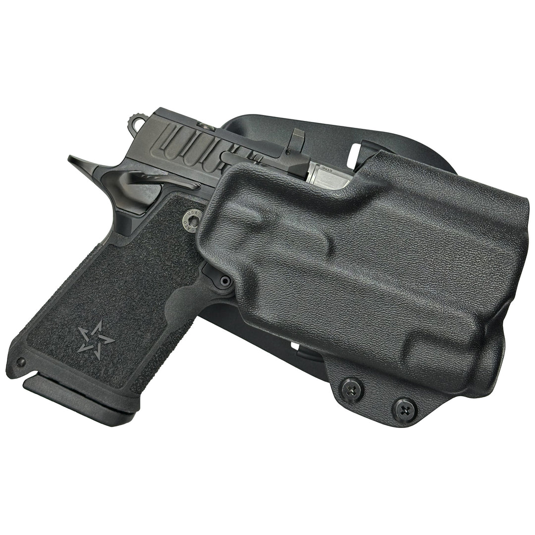 Staccato HD C3.6 + Streamlight (TLR-7 X/TLR-7A) OWB Paddle Holster Black 1