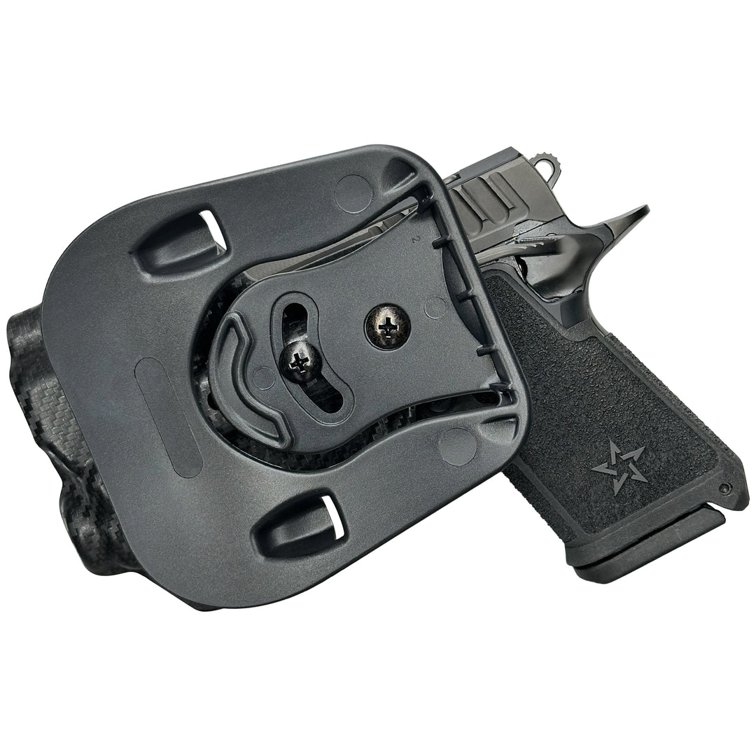 Staccato HD C3.6 + Streamlight (TLR-7 X/TLR-7A) OWB Paddle Holster Carbon Fiber 2