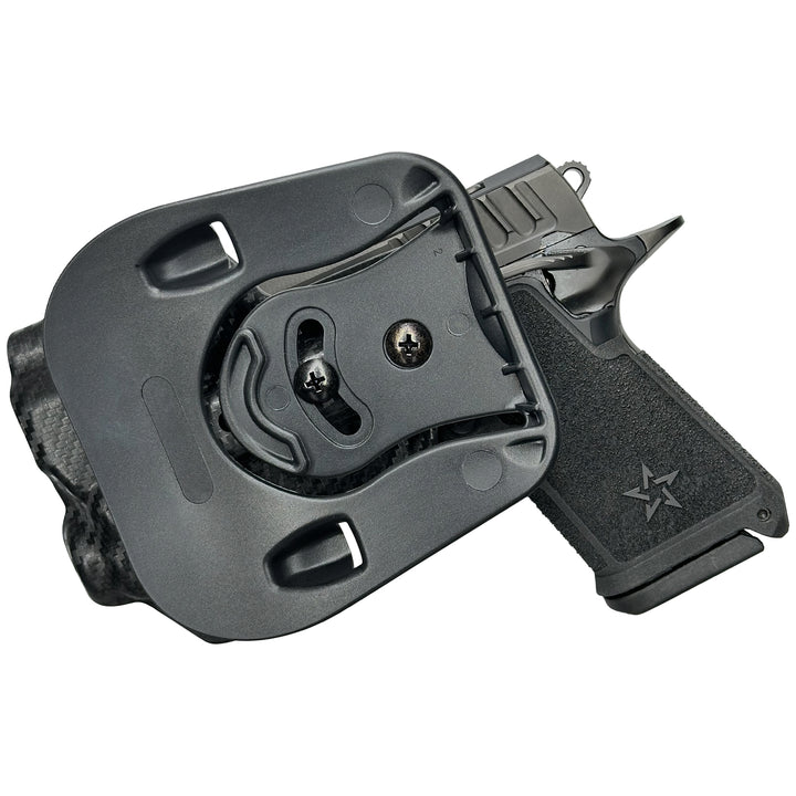 Staccato HD C3.6 + Streamlight (TLR-7 X/TLR-7A) OWB Paddle Holster Carbon Fiber 2