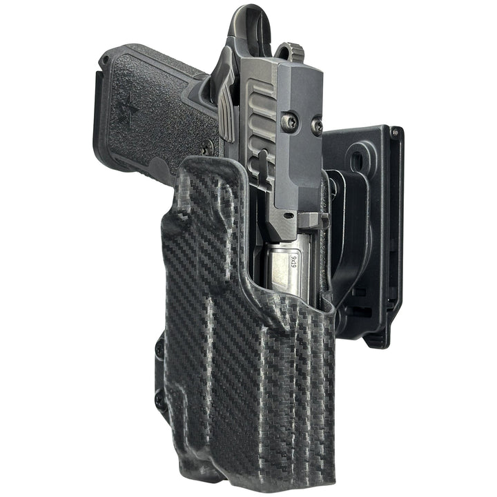 Staccato HD C3.6 + Streamlight (TLR-7 X/TLR-7A) OWB Quick Detach IDPA Holster Carbon Fiber 3