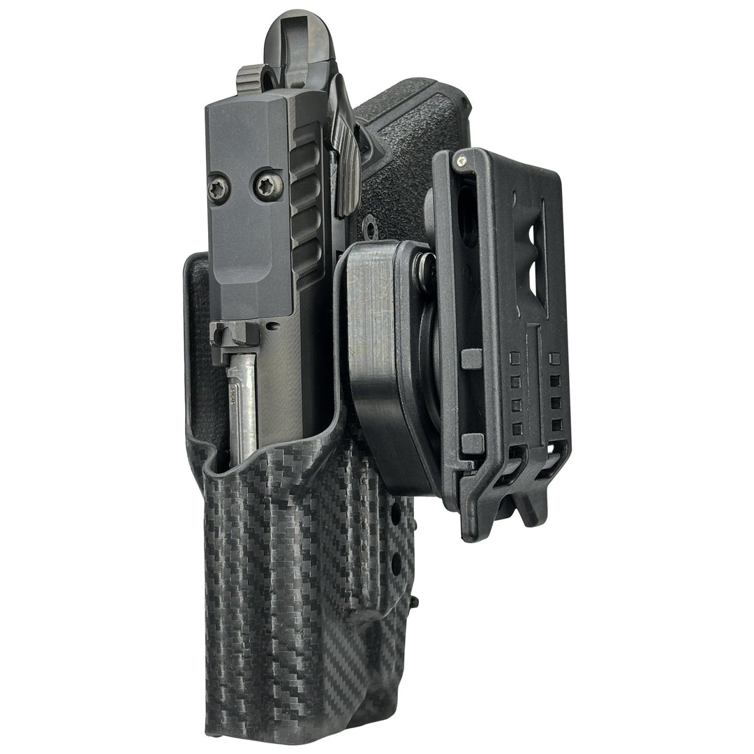 Staccato HD C3.6 + Streamlight (TLR-7 X/TLR-7A) OWB Quick Detach IDPA Holster Carbon Fiber 4