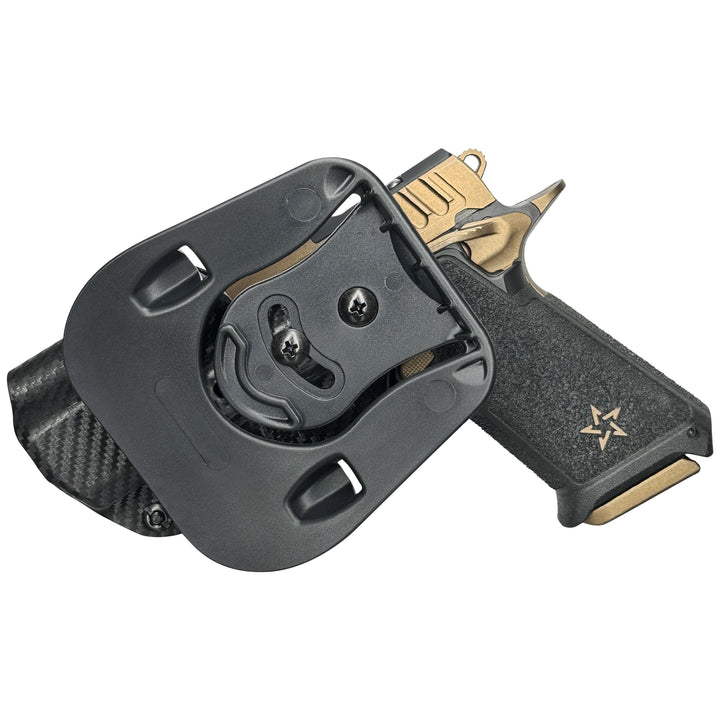 Staccato HD P4 OWB Paddle Holster Carbon Fiber 2