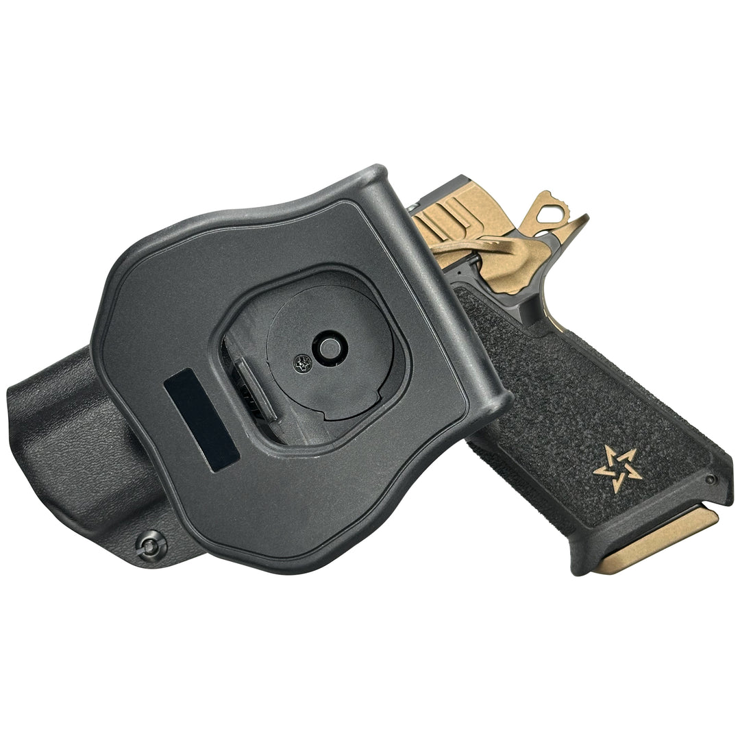 Staccato HD P4 OWB Quick detach Paddle Holster Black 2