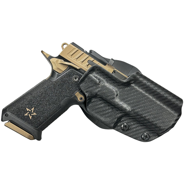 Staccato HD P4 OWB Quick detach Paddle Holster Carbon Fiber 1