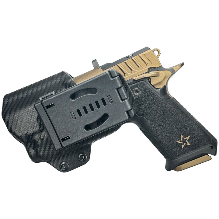 Staccato HD P4 + Streamlight (TLR-7 X/TLR-7A) OWB CONCEALMENT/IDPA HOLSTER Carbon Fiber 2