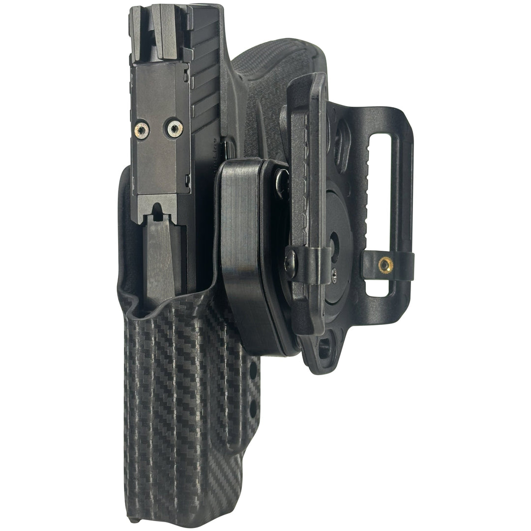 Stoeger STR-9 ThinLine OWB Quick detach Belt Loop Holster Carbon Fiber 8