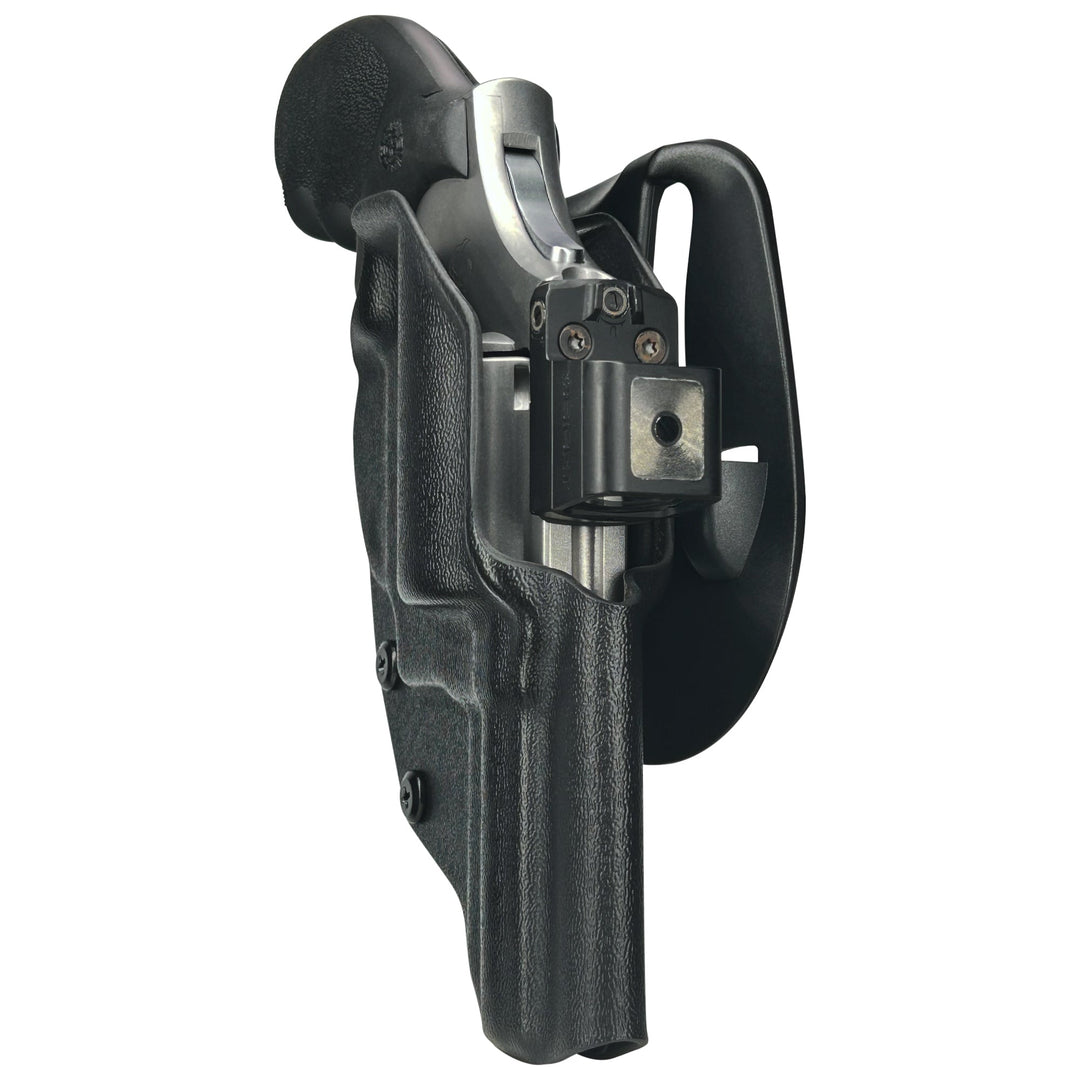 Taurus 66 Combat 3'' OWB Paddle Holster Black 3