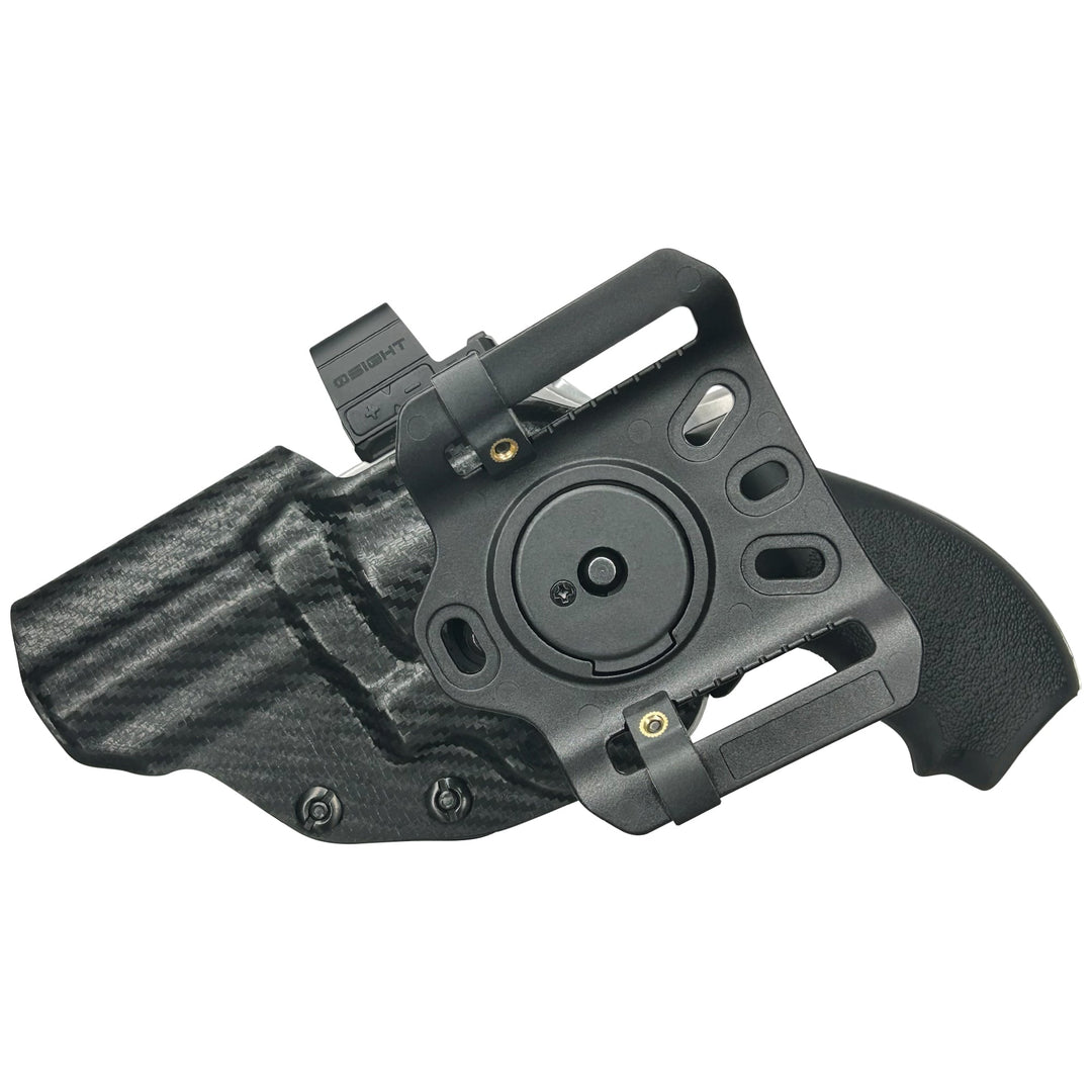 Taurus 66 Combat OWB Quick detach Belt Loop Holster Carbon Fiber 6