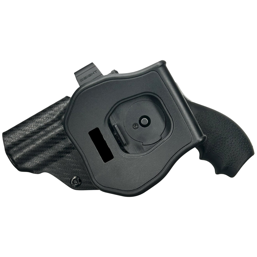 Taurus 66 Combat 3'' OWB Quick detach Paddle Holster Carbon Fiber 6