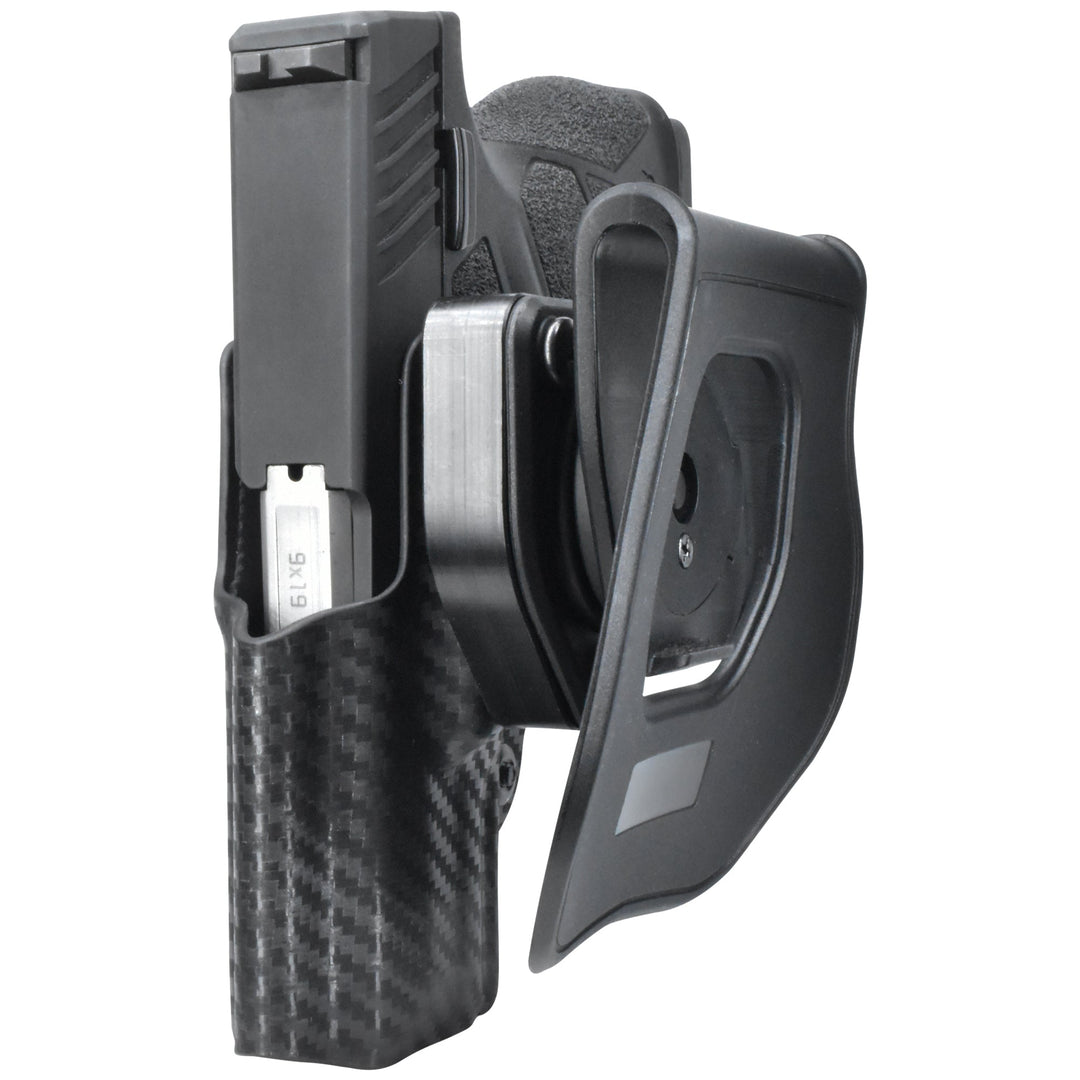 Taurus GX2 9mm OWB Quick detach Paddle Holster Carbon Fiber 4