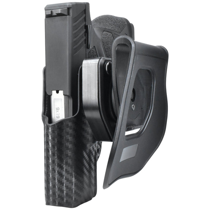 Taurus GX2 9mm OWB Quick detach Paddle Holster Carbon Fiber 4