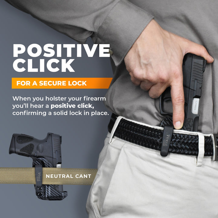 Extra Low Profile Thong Ambidextrous Holster for Glock Firearms