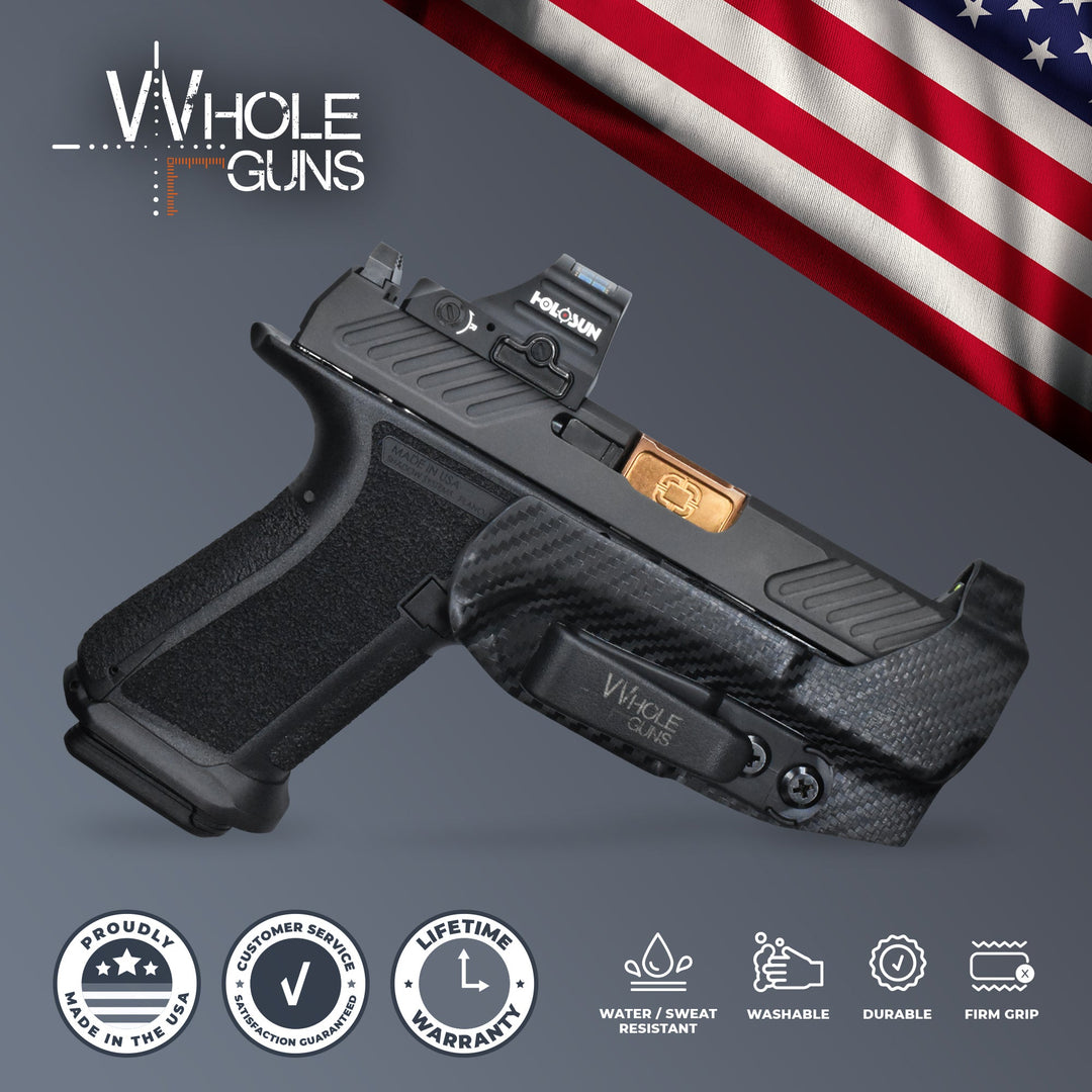 Extra Low Profile Thong Ambidextrous Holster for Glock Firearms