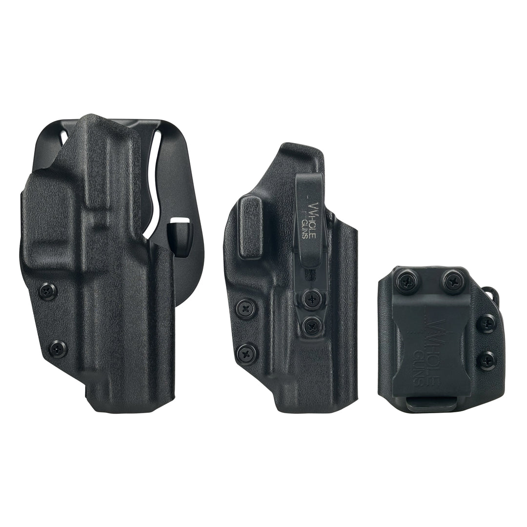 Holster Starter Combo – IWB Red Dot Claw Holster & OWB Paddle Holster
