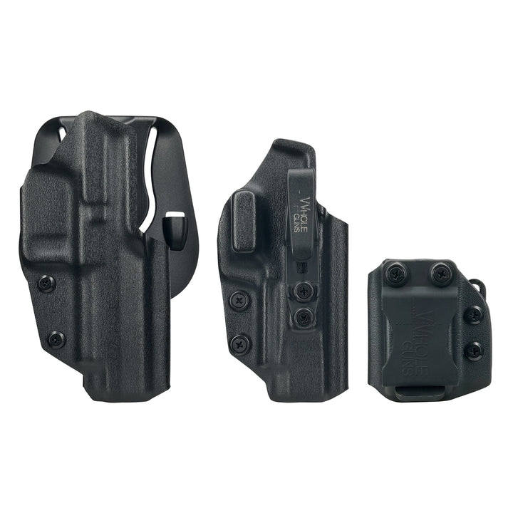 Holster Starter Combo – IWB Red Dot Claw Holster & OWB Paddle Holster