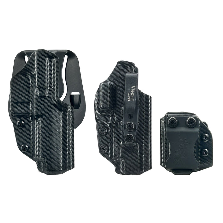 Holster Starter Combo – IWB Red Dot Claw Holster & OWB Paddle Holster