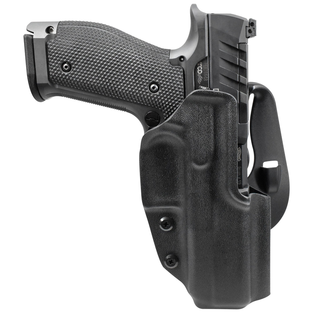 Walther PDP Full Size Steel Frame 4.5" OWB Paddle Holster Black 1