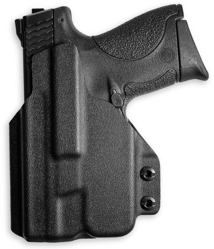 Smith & Wesson M&P 9 Shield + TLR-6 IWB Tuckable Red Dot Ready w/ Integrated Claw Holster Black 4