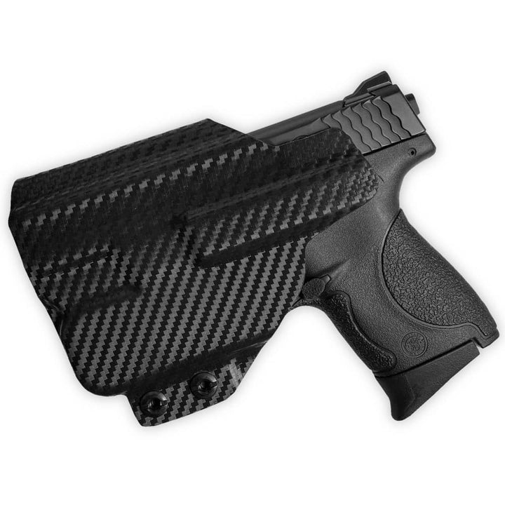 Smith & Wesson M&P 9 Shield + TLR-6 IWB Tuckable Red Dot Ready w/ Integrated Claw Holster Carbon Fiber 2