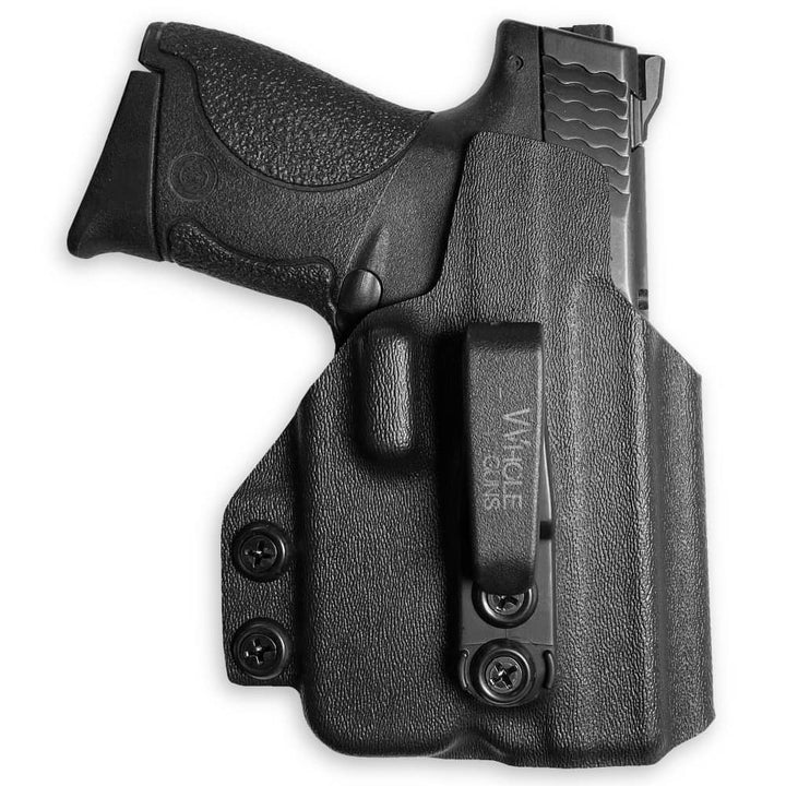 Smith & Wesson M&P 9 Shield + TLR-6 IWB Tuckable Red Dot Ready w/ Integrated Claw Holster Black 3