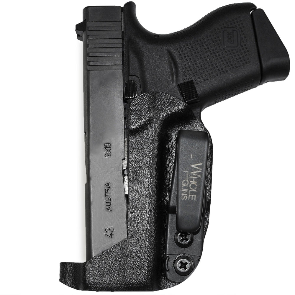 Glock 43 IWB Extra Low Profile Thong Ambidextrous Holster Black 2