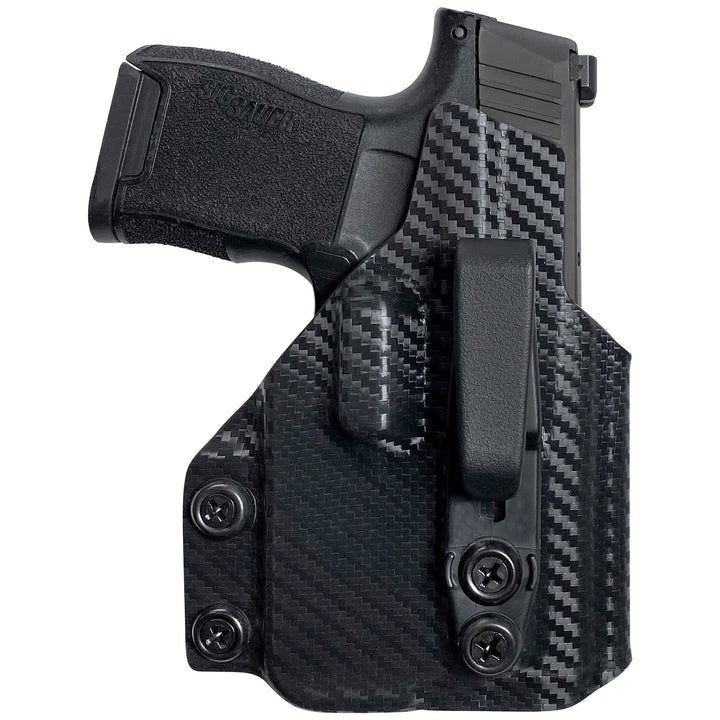 Sig Sauer P365 IWB Tuckable Red Dot Ready w/ Integrated Claw Holster Carbon Fiber 1