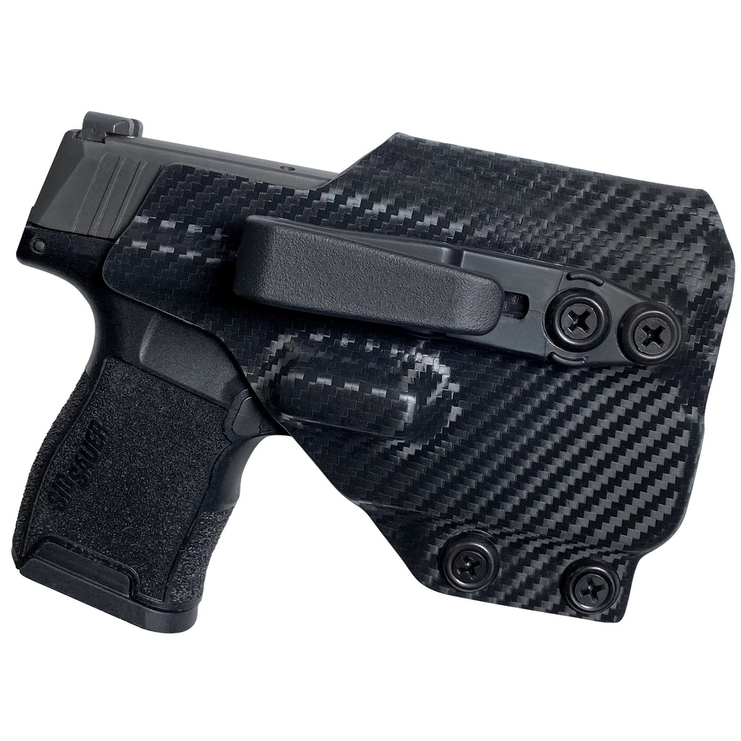 Sig Sauer P365 IWB Tuckable Red Dot Ready w/ Integrated Claw Holster Carbon Fiber 2