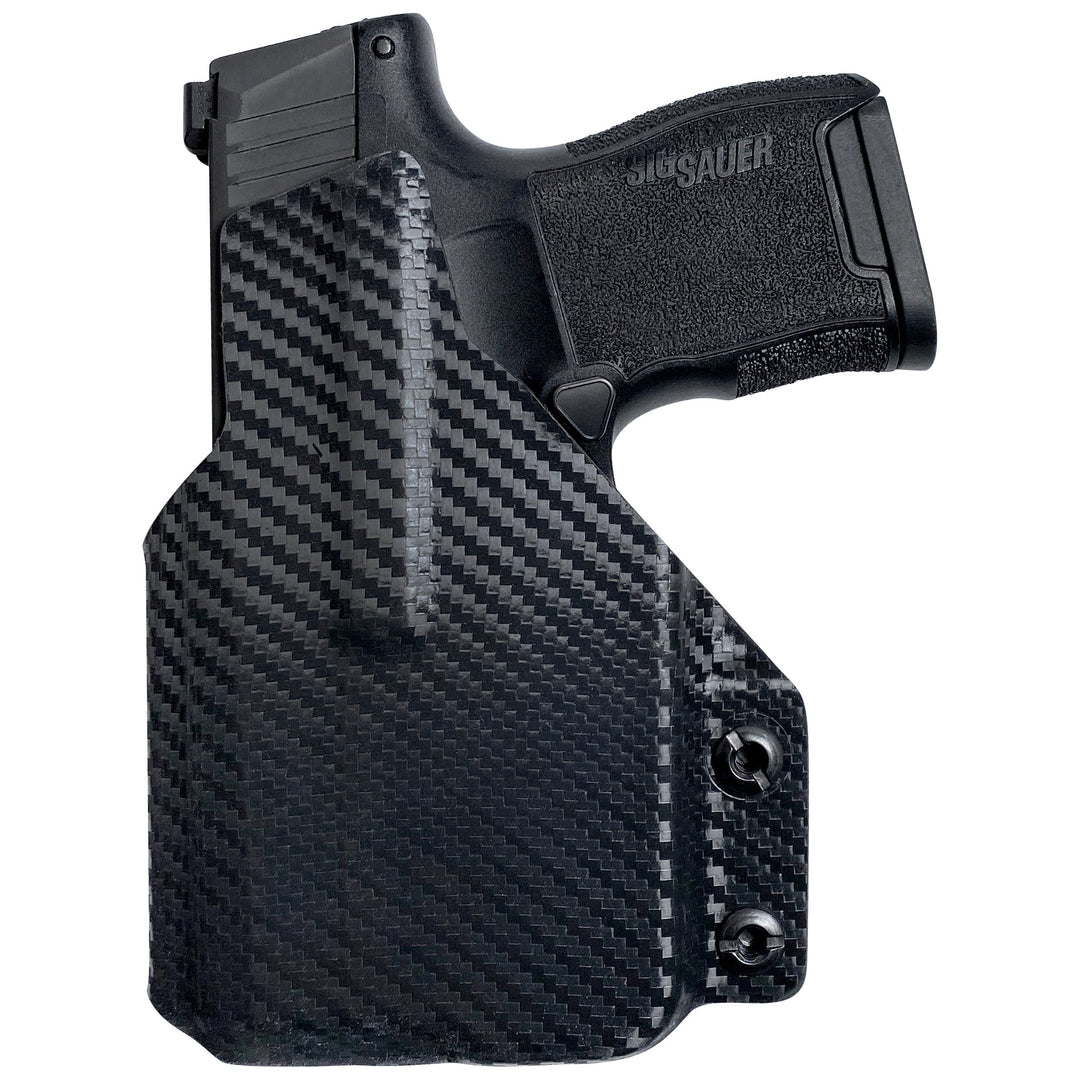 Sig Sauer P365 IWB Tuckable Red Dot Ready w/ Integrated Claw Holster Carbon Fiber 3