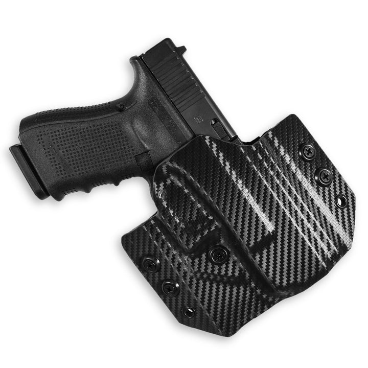 Glock 19/19X/23/32 OWB Concealment/IDPA Holster Carbon Fiber 4