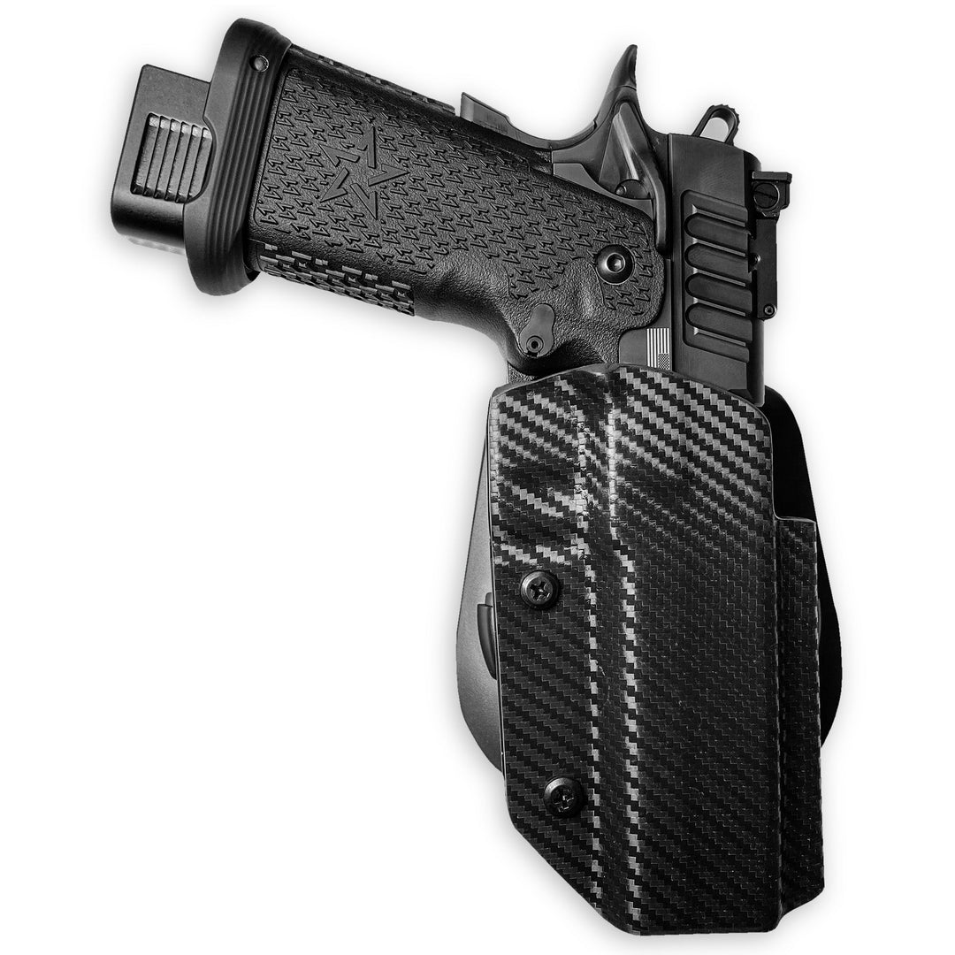 STI Staccato P OWB Paddle Holster Carbon Fiber 2