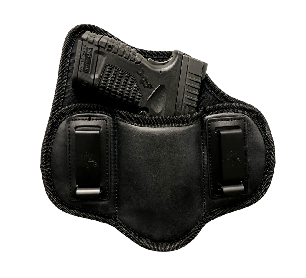 IWB Dual Clip Soft Leather Holster